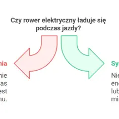 Czy rower elektryczny ładuje się podczas jazdy? Fakty i mity