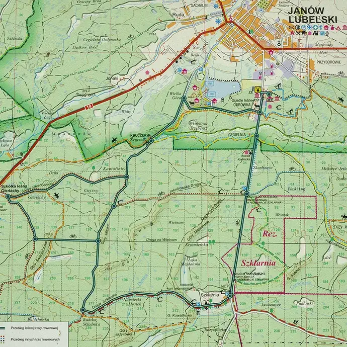 Zdjęcie Lasy Janowskie trasy rowerowe: odkryj najpiękniejsze szlaki i atrakcje