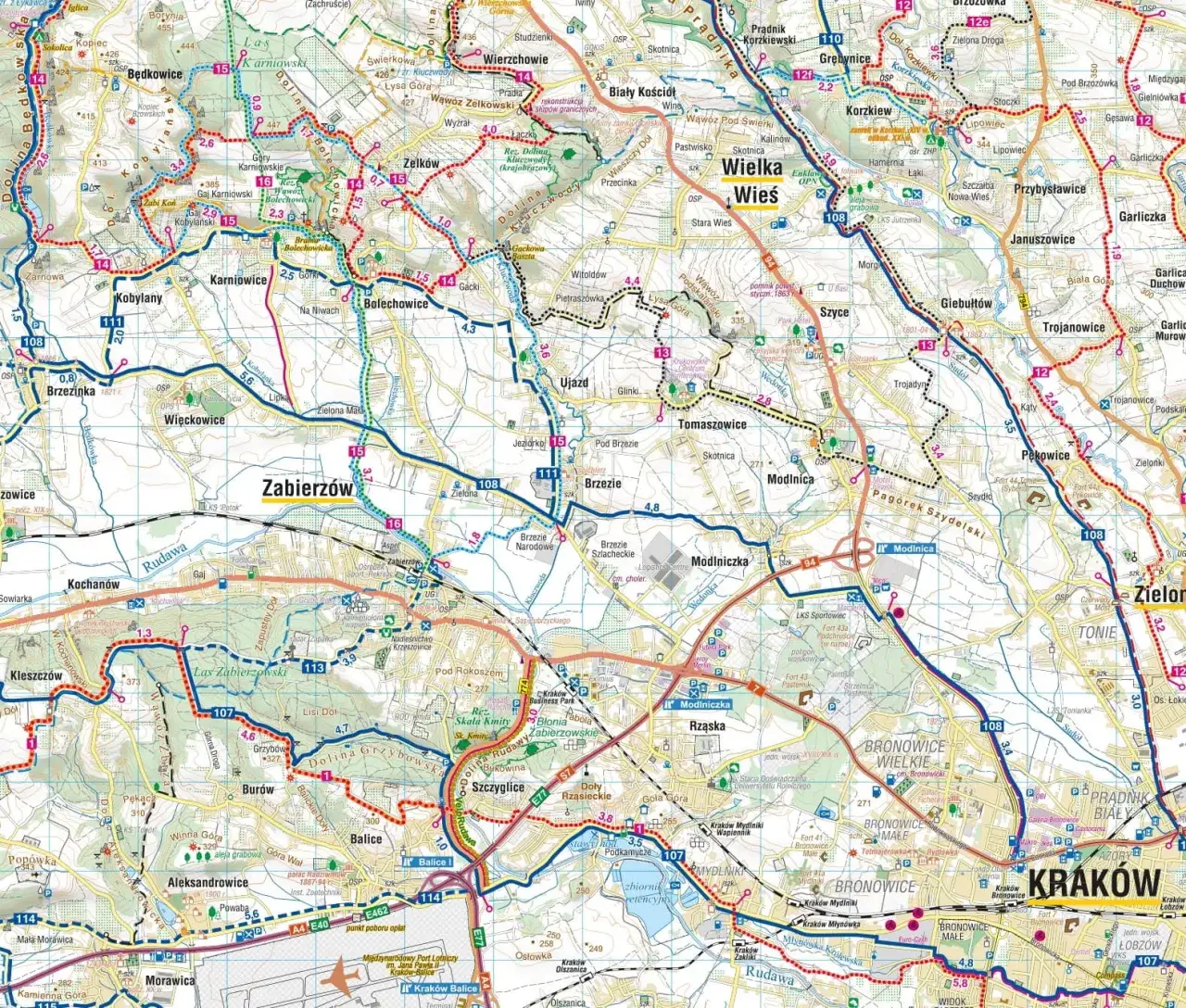 Zdjęcie Trasy rowerowe Kraków i okolice mapa - odkryj najlepsze szlaki