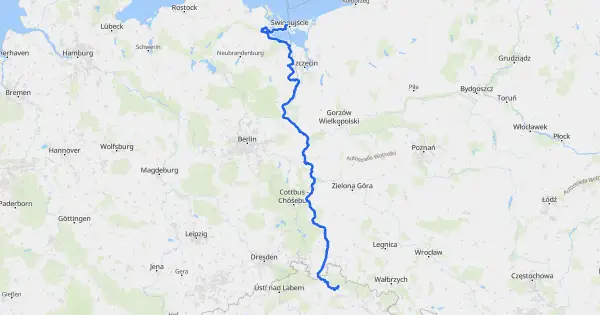 Trasa rowerowa wzdłuż Odry mapa - odkryj najpiękniejsze szlaki